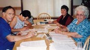 Springlake residents signing photo